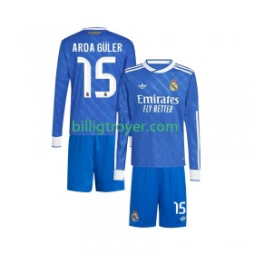 Billige Fotballdrakter Real Madrid Arda Guler 15 Barn Tredjedraktsett 2025/26 Langermet